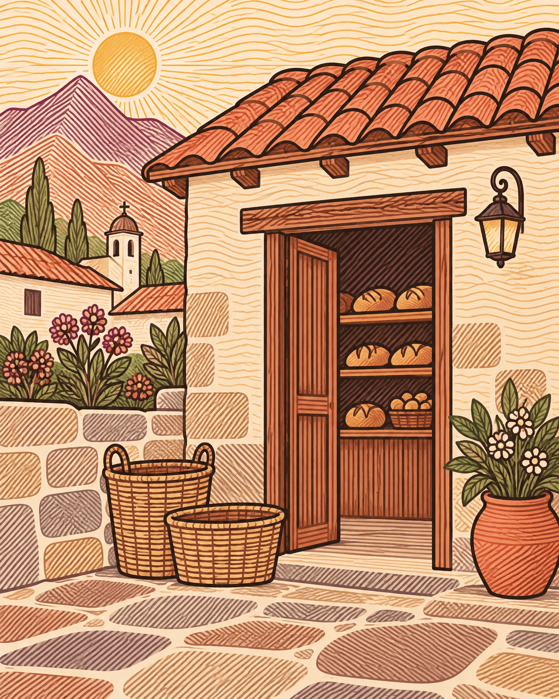 Pan de anís con ajonjolí de la hornada del fin de semana